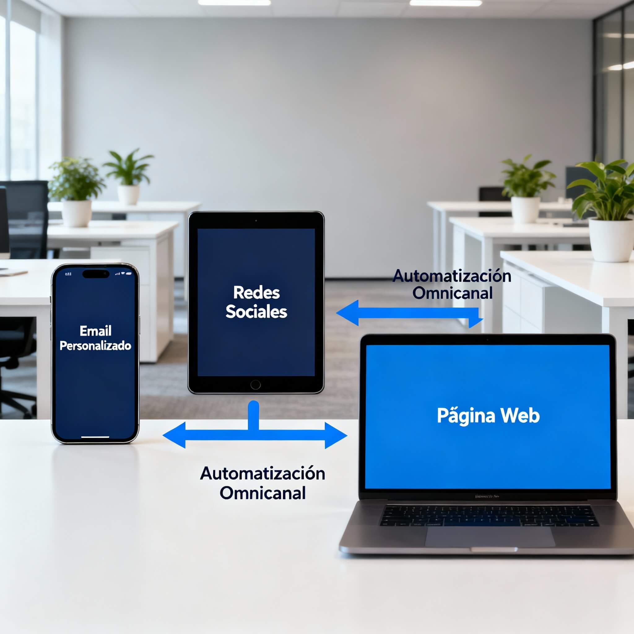 Automatización de flujos omnicanal