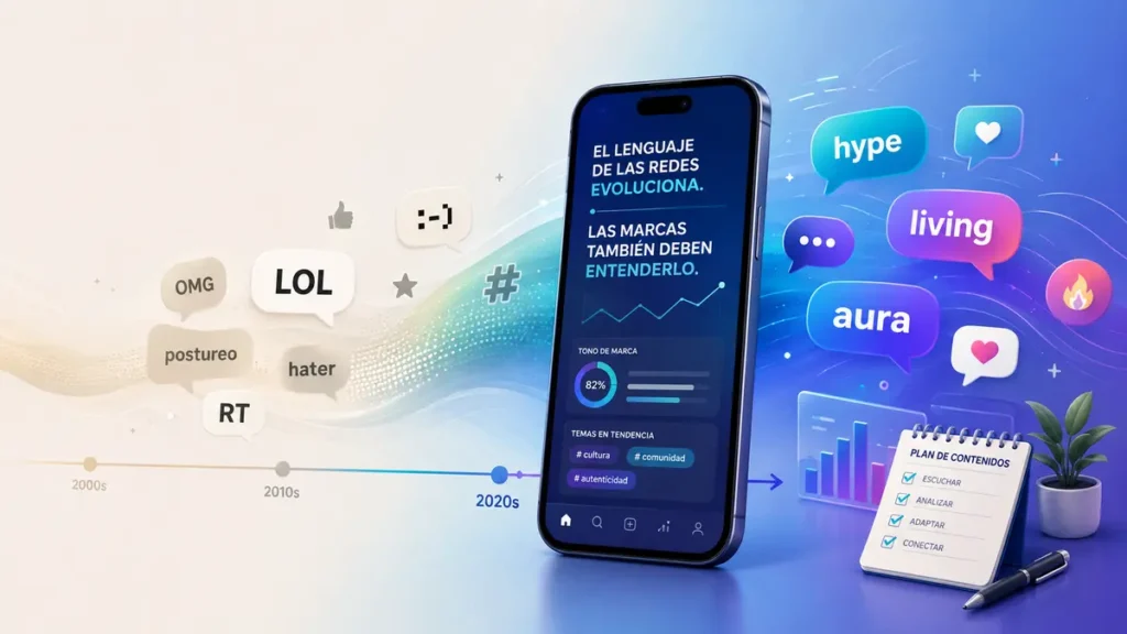 El lenguaje de las redes sociales evoluciona y las marcas deben adaptarse